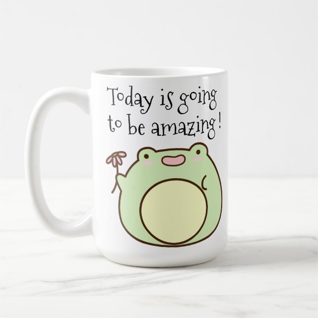 Grönt Frog Kaffemugg (Vänster)