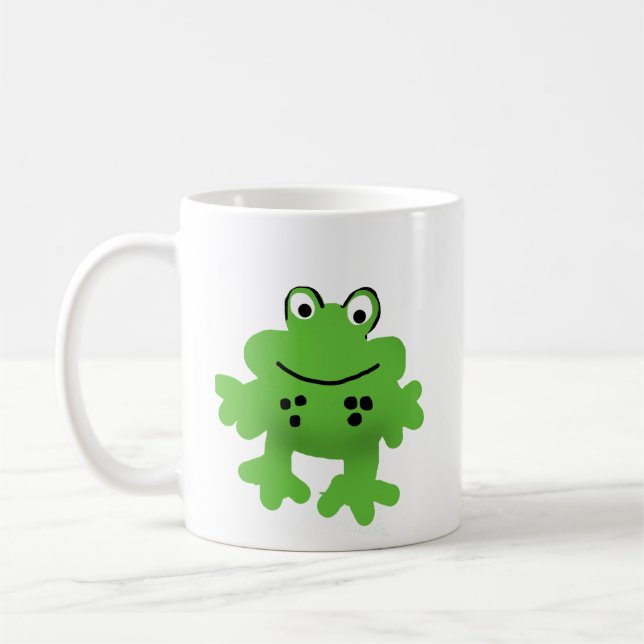 Grönt Frog Kaffemugg (Vänster)