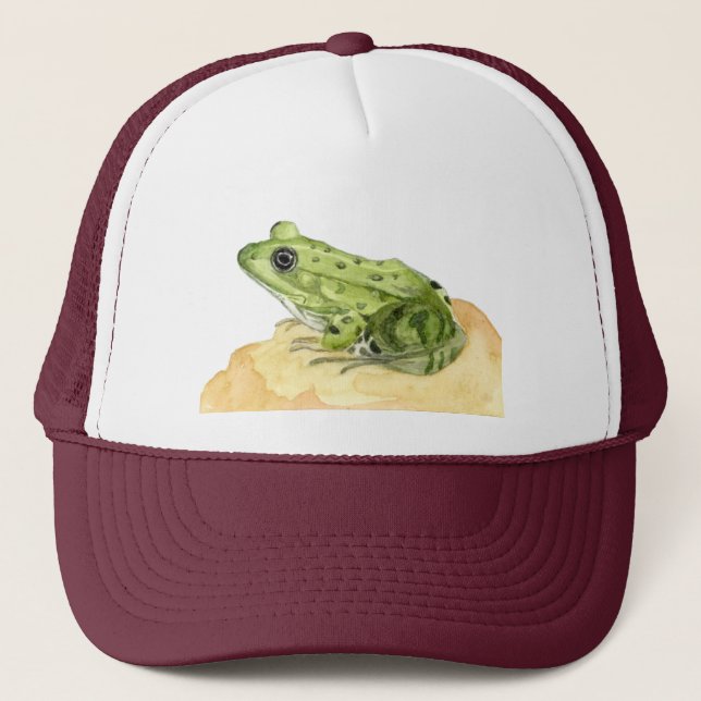 Grönt Frog Keps (Framsida)