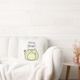 Grönt Frog Kudde
