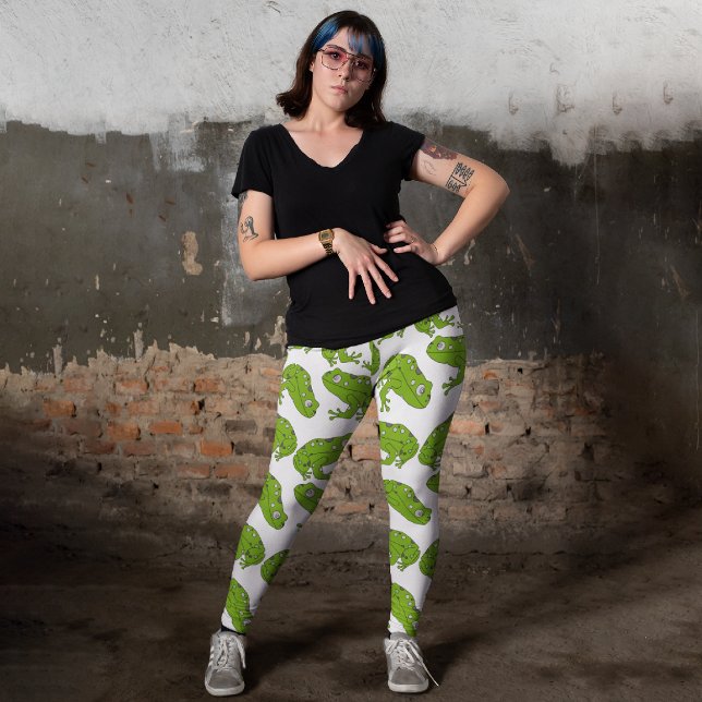Grönt Frog Leggings (Skapare uppladdad)