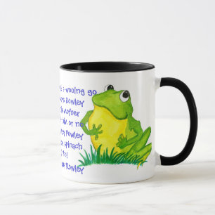 Grönt Frog Nursery Rhyme Mugg