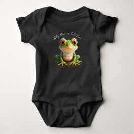 Grönt Frog Personlig Baby Gift T Shirt