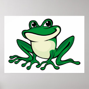 Grönt Frog Poster