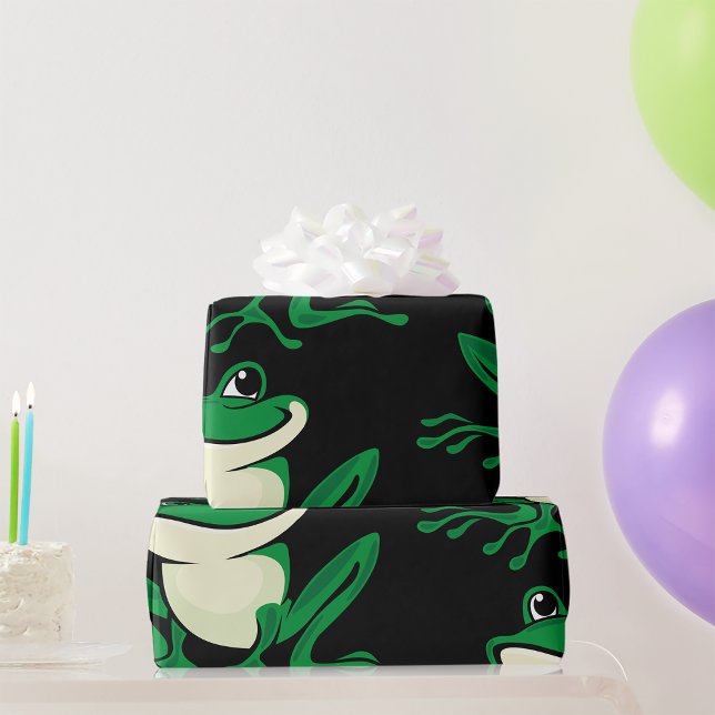 Grönt Frog Presentpapper (Skapare uppladdad)