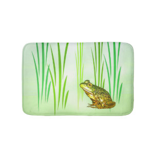 Grönt Frog Princess Charming Bath Mats Badrumsmatta