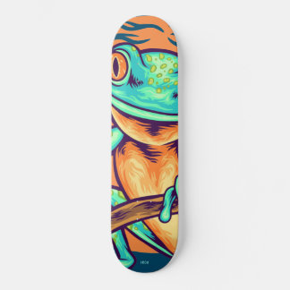 Grönt Frog Skateboard - coola Frog Skateboard