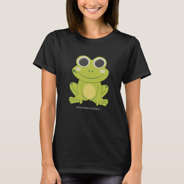 Grönt Frog T-Shirt (Framsida)