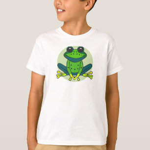 Grönt Frog Tecknad-74742 T Shirt