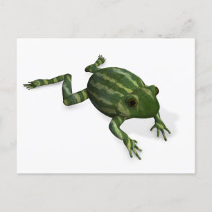 Grönt Frog Vykort