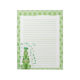 Grönt Frogs Dockade Woodland Animals Anteckningsblock
