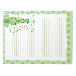 Grönt Frogs Dockade Woodland Animals Anteckningsblock