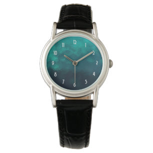 Grönt Frosted Glass Struktur Armbandsur