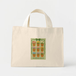 Grönt Fruit of the Spirit Mini Tygkasse