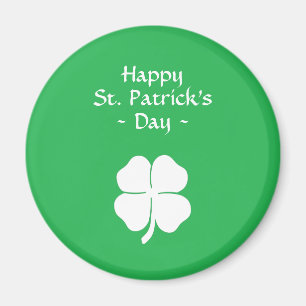 Grönt Fyrklövra Lycklig St patricks day Magnet