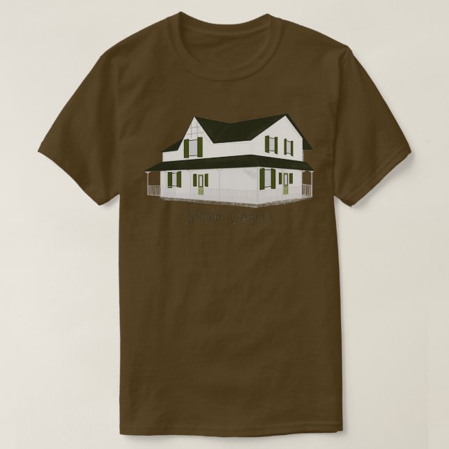Grönt Gables T Shirt (Design framsida)