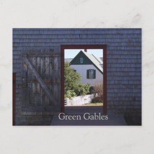 Grönt Gables vycard Vykort