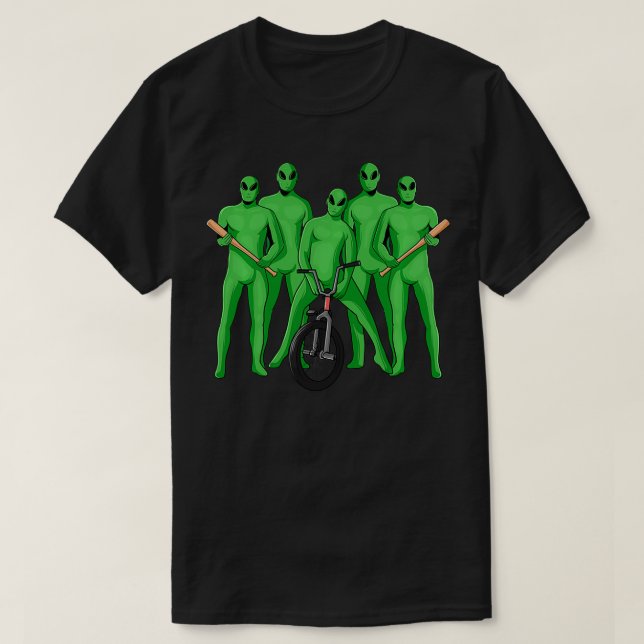 Grönt Gang Alien Dank Meme Pullover T Shirt (Design framsida)