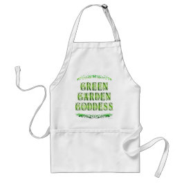 Grönt Garden Goddess Say Apron Förkläde