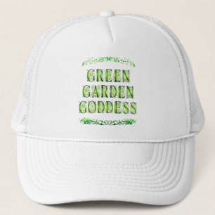 Grönt Garden Goddess Say Keps
