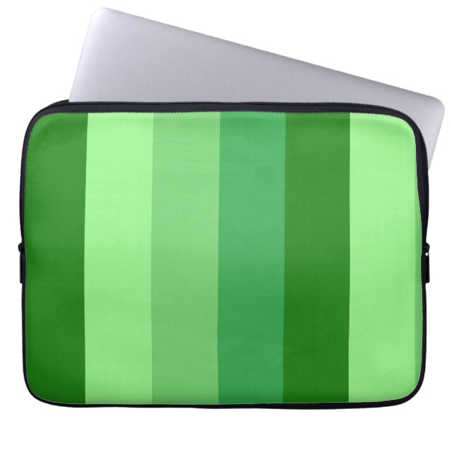 Grönt Garden Laptop sleeve (Framsidan)