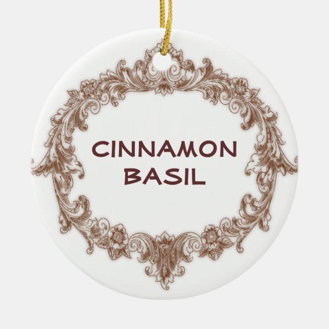 Grönt Garden Marker Julgransprydnad Keramik (Framsidan)