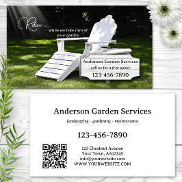 Grönt Garden Services Visitkort