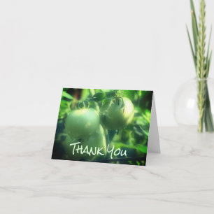 Grönt Garden Tomates Nature Tack you Card Kort