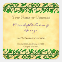 Grönt Garland Editable Rustic Soap Editable