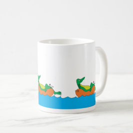 Grönt Gator Innertube Cruise Mugg