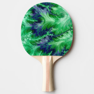 ~ GRÖNT GAZE ~ Original Fractal ~ Ping Pong Paddle Pingisracket
