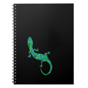 Grönt Gecko Anteckningsbok