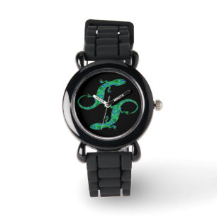 Grönt Gecko Armbandsur