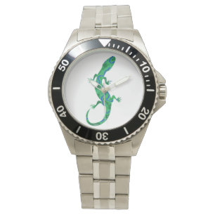Grönt Gecko Armbandsur