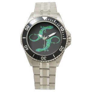 Grönt Gecko Armbandsur