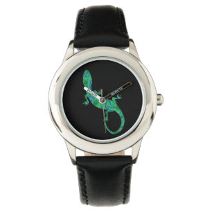 Grönt Gecko Armbandsur