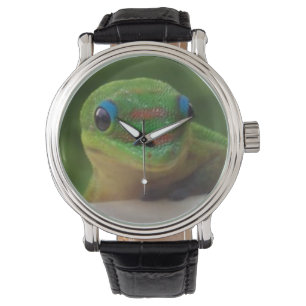 Grönt Gecko Armbandsur
