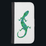 Grönt Gecko Galaxy S4 Plånboksfodral<br><div class="desc">Grönt Gecko ,  Digital Art by Krisi ArtKSZP >>> Fler produkter i lagringskategorin >>> Reptil</div>
