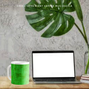 Grönt Gems Jumbo Mugg