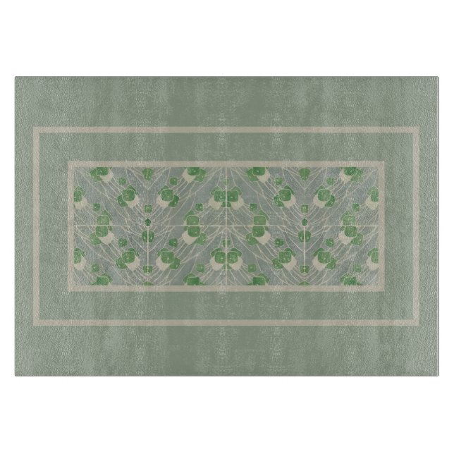 Grönt Geometric 1915 Hannah Borger Overbeck (Framsidan)