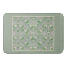 Grönt Geometric 1915 Hannah Borger Overbeck