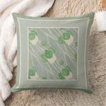 Grönt Geometric 1915 Hannah Borger Overbeck