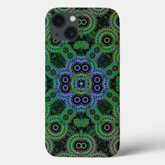 Grönt Geometric Cogs Mönster CaseMate iPad Case