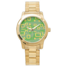 Grönt Geometric eWatch Watch Watch Armbandsur