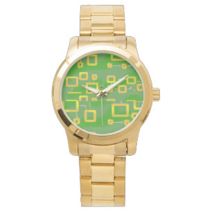 Grönt Geometric eWatch Watch Watch Armbandsur