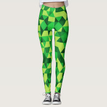 Grönt Geometric Mönster St patrick's day