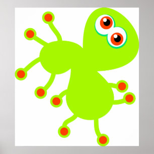 Grönt Germ Poster