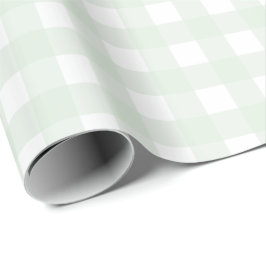 Grönt Gingham Wrapping Papper Presentpapper