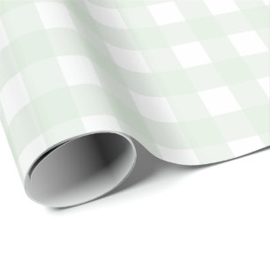 Grönt Gingham Wrapping Papper Presentpapper