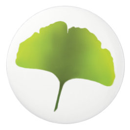 Grönt Ginko Löv knob Knopp